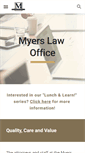 Mobile Screenshot of myerslawoffice.com